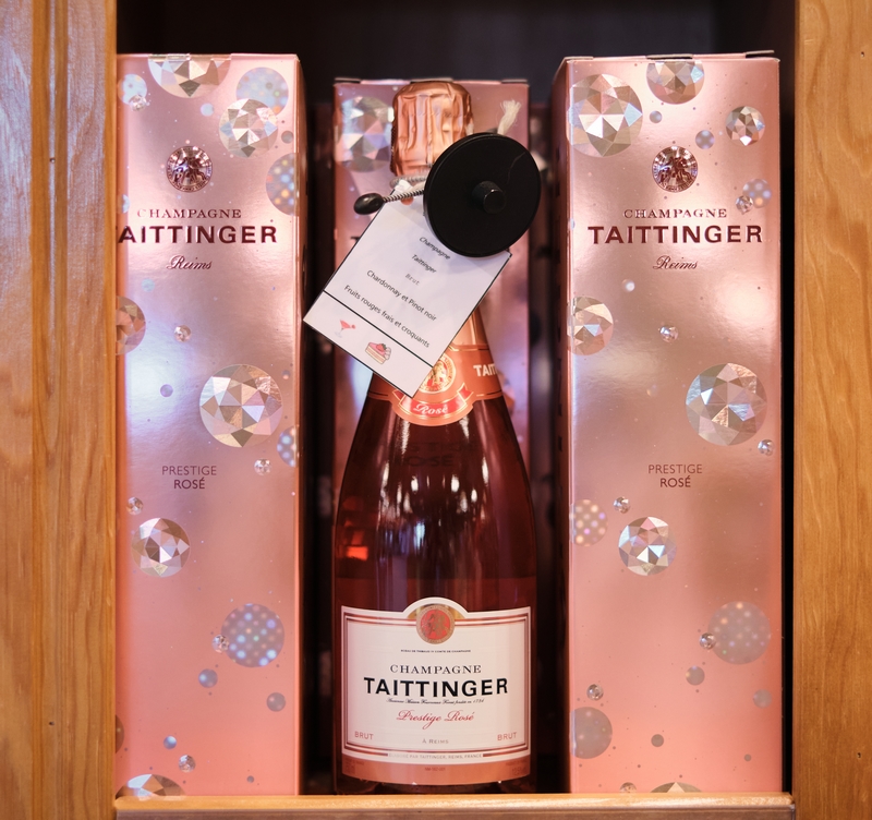 promotion champagne rosé taittinger