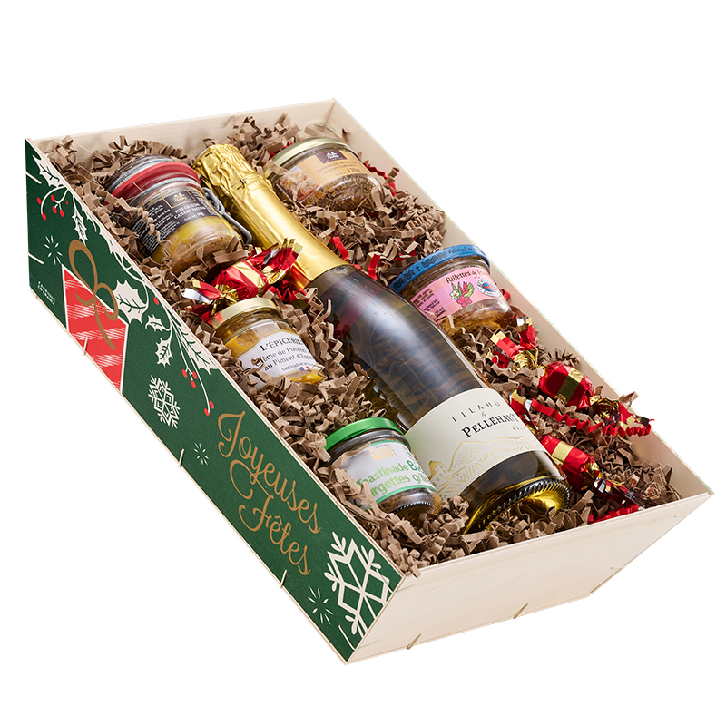 COLIS GOURMANDS - Panier Garni - Coffret Gourmand À Offrir - Panier  gourmand - Idéal pour Cadeau Noël