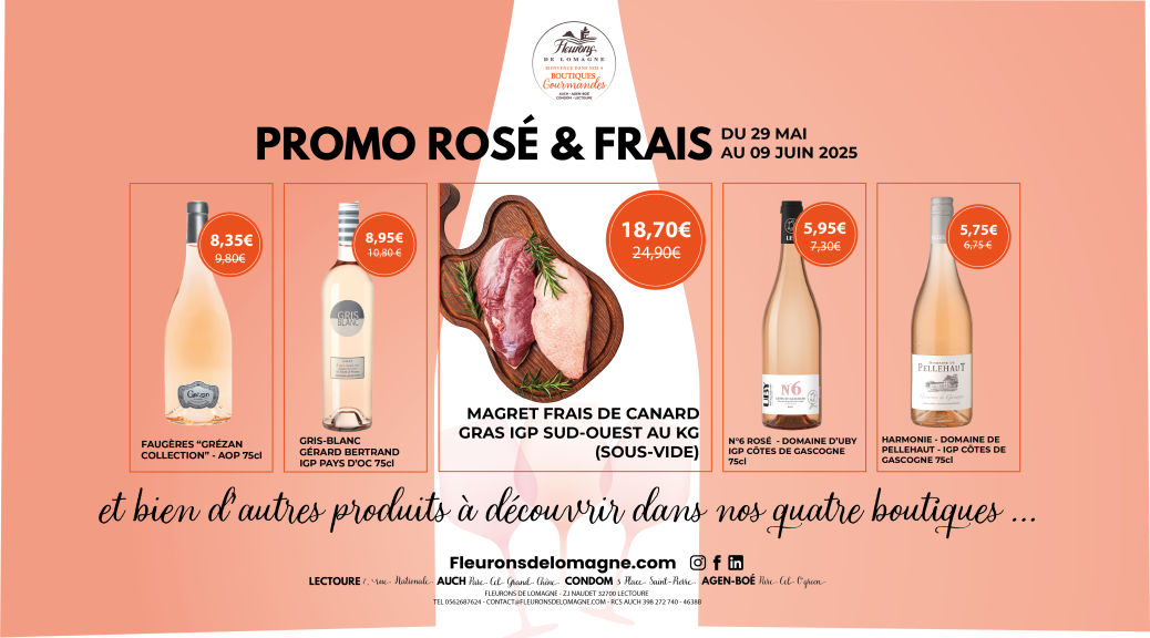promo rosé & frais