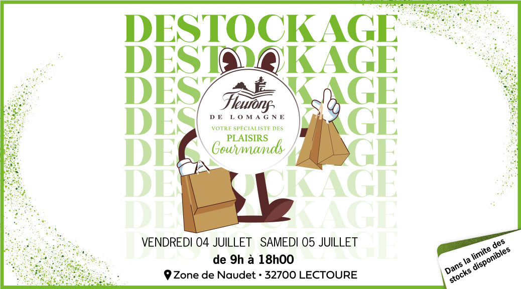 déstockage fleurons de lomagne