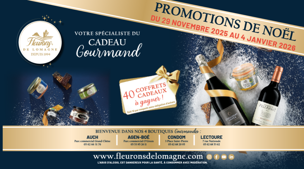 promotions noël 2025 chez les fleurons de lomagne