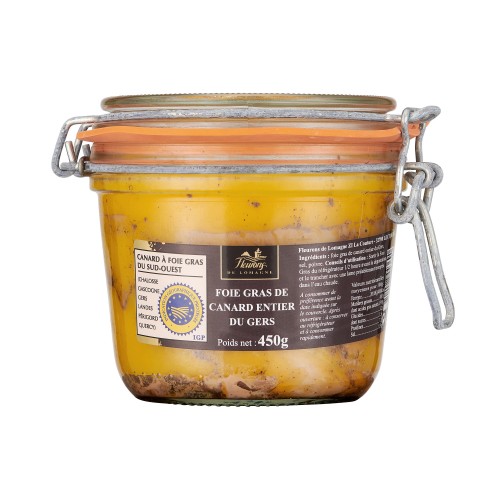 Foie gras de canard entier - IGP Gers - 450g