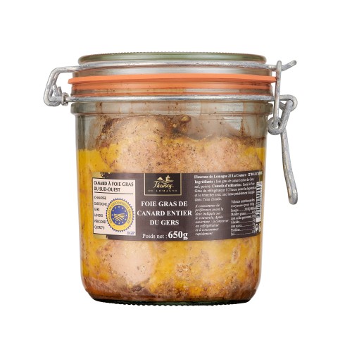 Foie gras de canard entier - IGP Gers - 650g