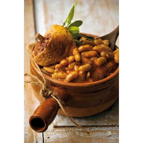 Cassoulet aux manchons de canard confits 1480g