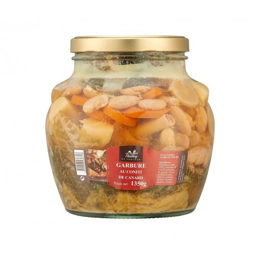 Duck confit garbure  - 1350 grams jar