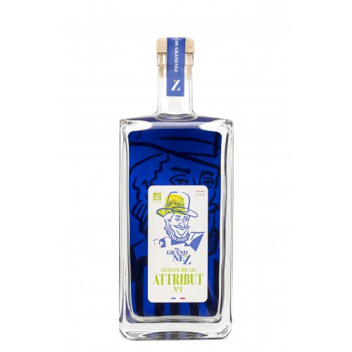 Artisanal Dry Gin "Attribut n°1" BIO 50cl (bouteille)