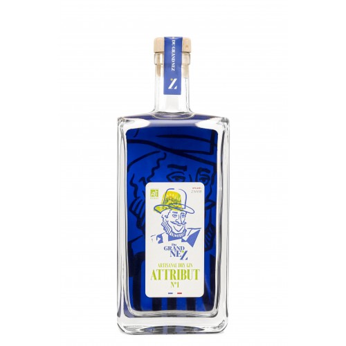 Artisanal Dry Gin "Attribut n°1" BIO 50cl (bouteille)
