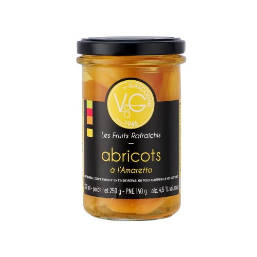 Abricot à l'Amaretto - 277ml (bocal)