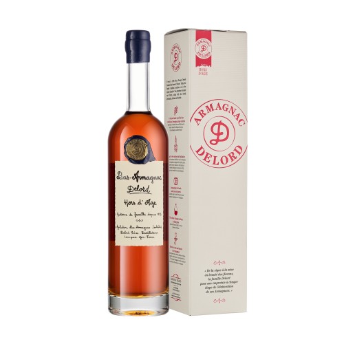 Bas-Armagnac Delord Hors d'age 40° 70cl  -  (Bouteille Ariane avec étui)