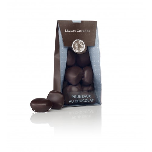 Pruneaux enrobés de chocolat noir 200g