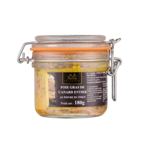 Foie gras de Canard entier, 90 g - Les Connaisseurs