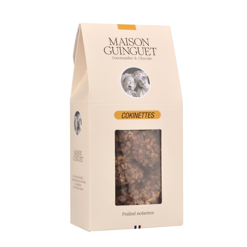 Les Cokinettes (praliné aux noisettes choco noir, lait) 150g