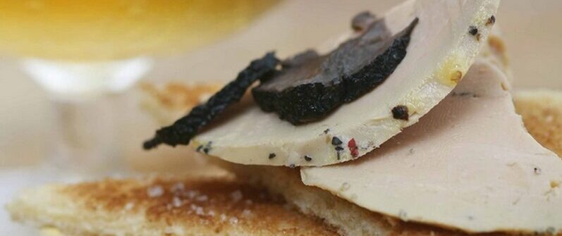 Tous au restaurant dans le Sud-Ouest, Toast foie gras, truffes et Armagnac