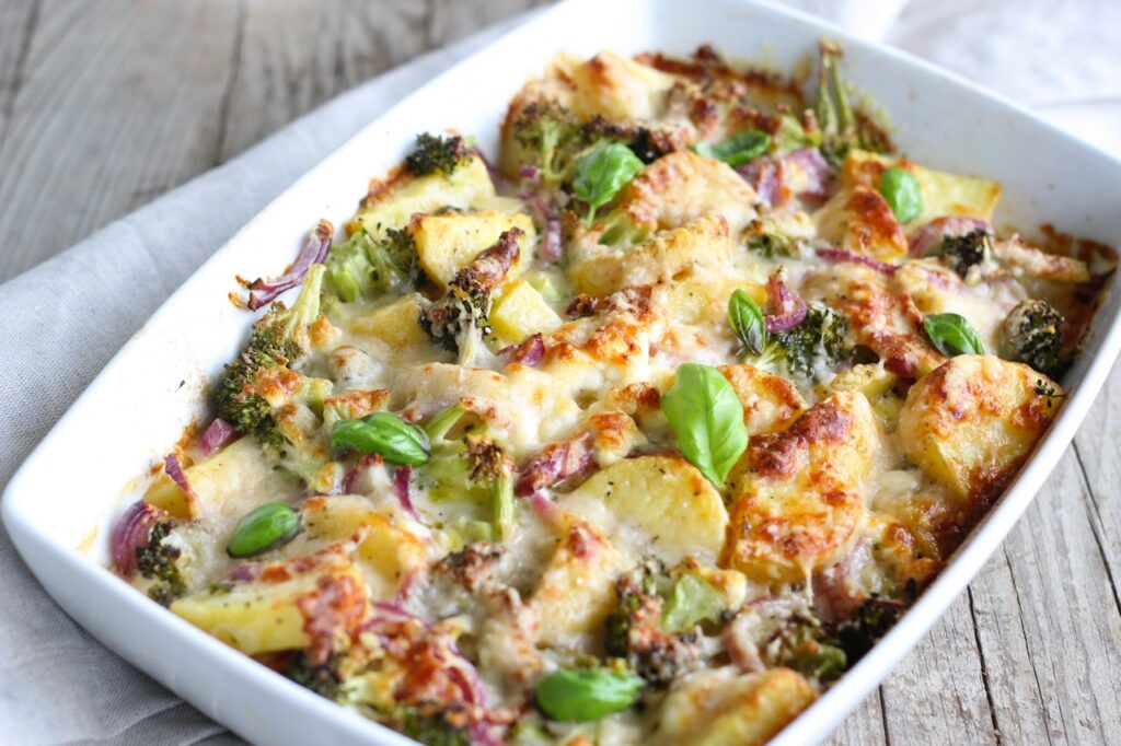 recette de gratin de topinambour au brocoli