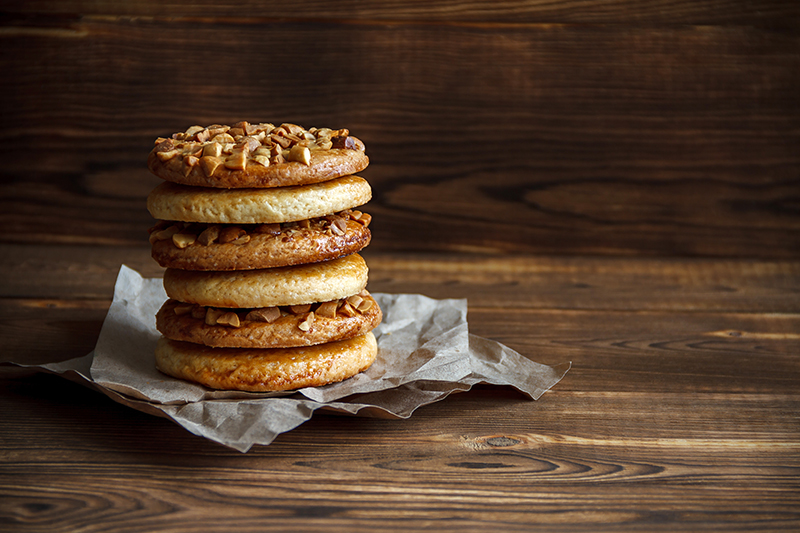 boutique en ligne de cookies bio au caramel et beurre salé