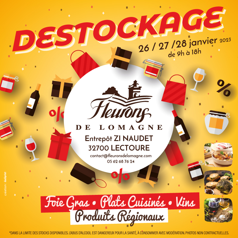 déstockage fleurons de lomagne