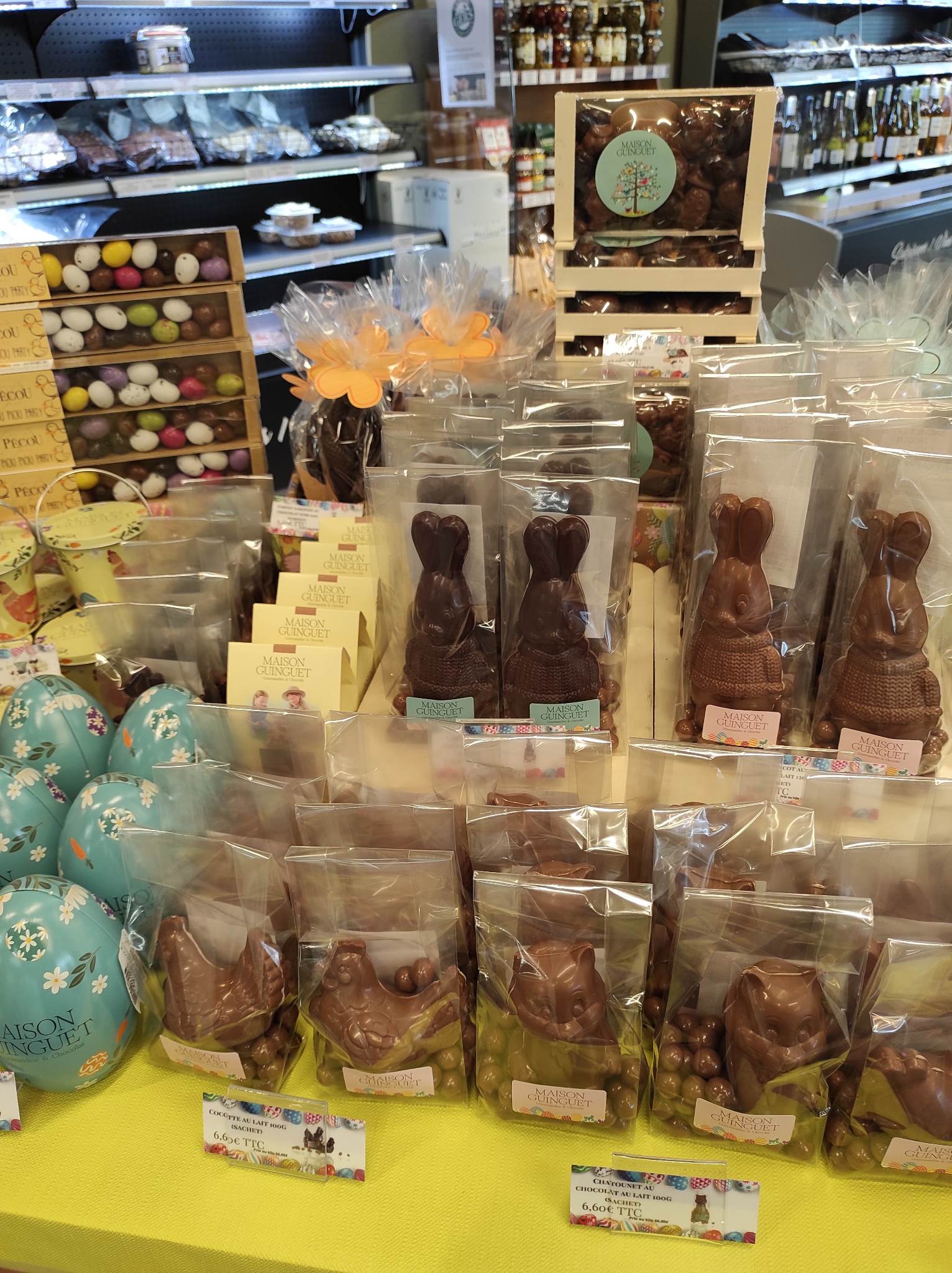 chocolats de pâques