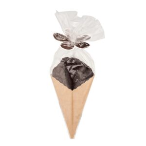 Langues de chocolat noir citron verveine 100g