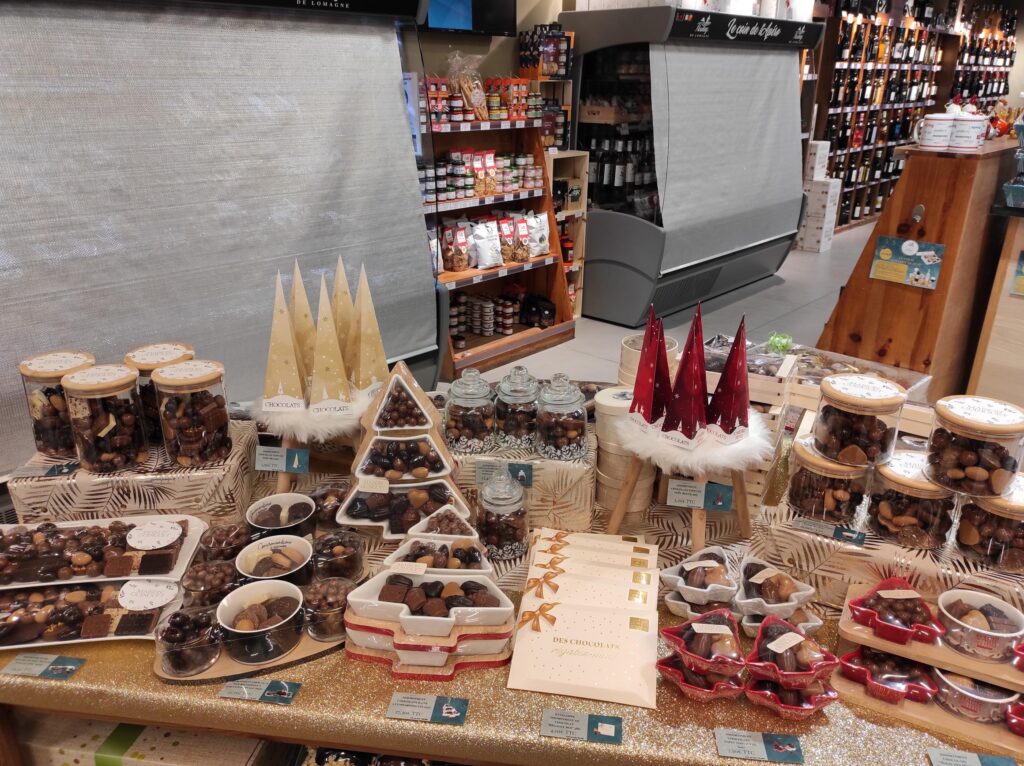 sélection chocolats noel fleurons 2023