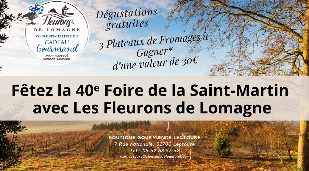 40e foire de la saint-martin avec les fleurons de lomagne