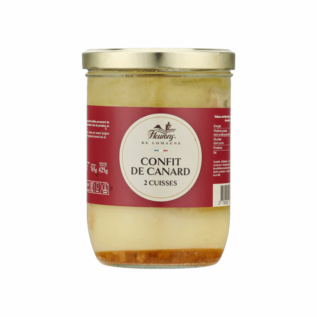 Confit de canard 2 cuisses 765g
