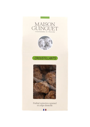 Croustillants pralinés aux noisettes MAISON GUINGUET 150g