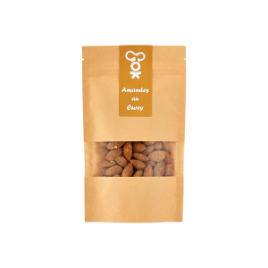 Amandes au curry 90g (sachet)