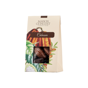 Les Cabosses chocolat noir/lait et crème amande sésame 95g (sachet)