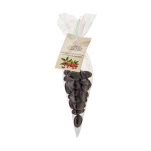 Amandes chocolat noir au poivre de Jamaïque 80g (sachet cône)