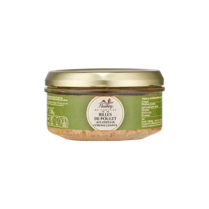 Rilles de poulet aux zestes de citrons confits 120g (bocal)