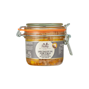 Spécialité de foie gras de canard du Sud-Ouest crème ail noir 180g